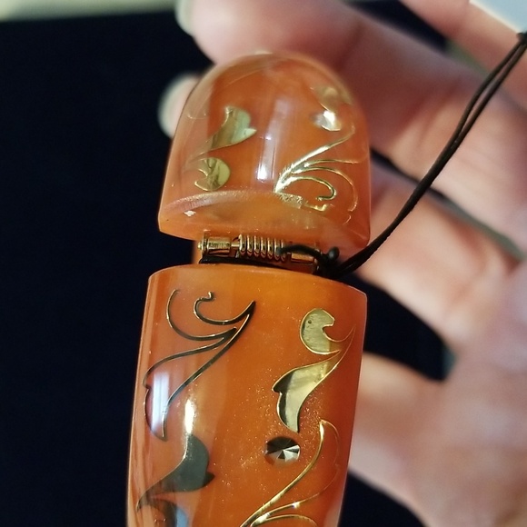 NWT H2Z Resin Hinged Bangle Bracelet with Crystals - Picture 11 of 13